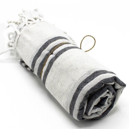 Hamman Spa Towel - Charcoal - 90x170cm Hamman Spa Towel - Charcoal - 90x170cm