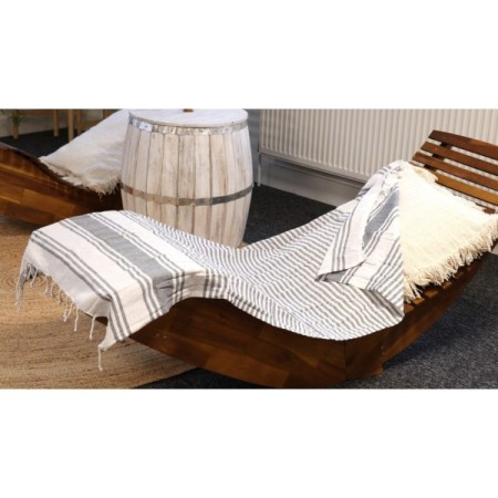 Hamman Spa Towel - Charcoal - 90x170cm Hamman Spa Towel - Charcoal - 90x170cm