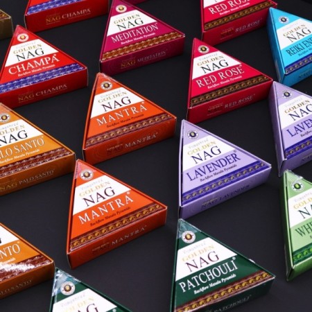 42g Jumbo Golden Nag - Benzoin Backflow Incense Cones 42g Jumbo Golden Nag - Benzoin Backflow Incense Cones