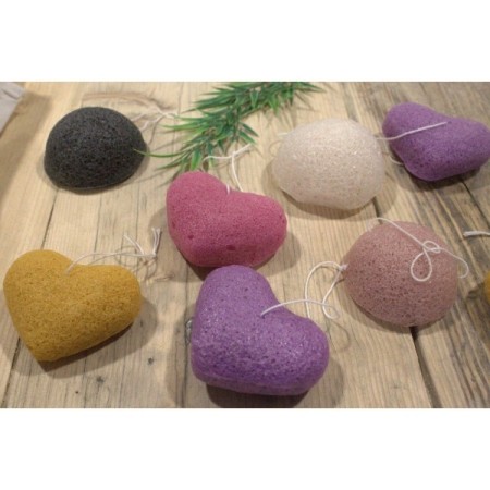 Konjac Heart Sponge - Lavender