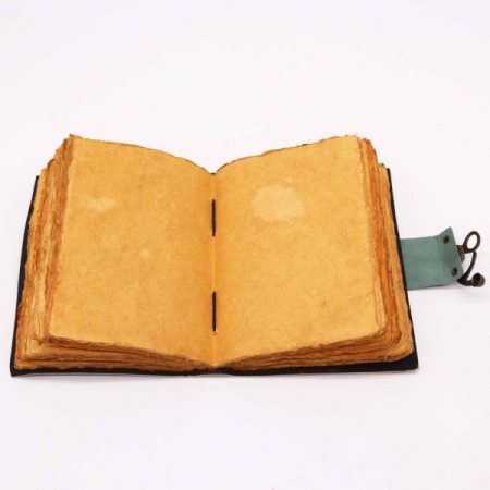 Leather "Buddha Seven Chakra" Deckle-edge Notebook Leather "Buddha Seven Chakra" Deckle-edge Notebook