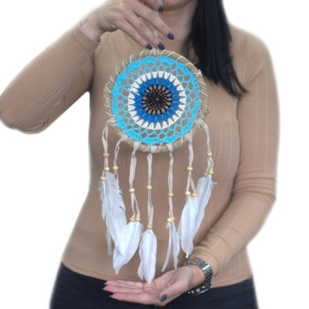 Pastel Pink Macrame Dream Catcher 16cm (asst colours)