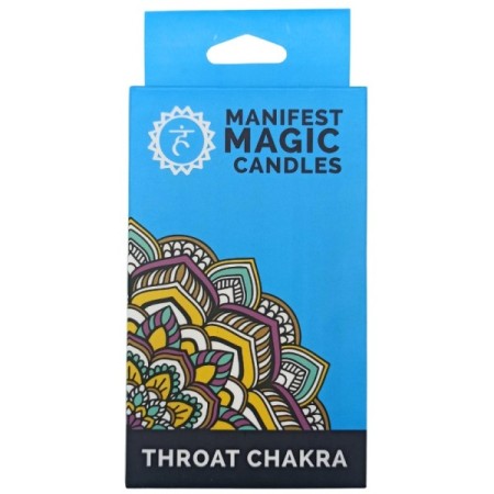 Manifest Magic Candles (pack of 12) - Blue - Throat Chakra Manifest Magic Candles (pack of 12) - Blue - Throat Chakra