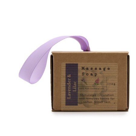 Boxed Single Massage Soaps - Lavender & Lilac Boxed Single Massage Soaps - Lavender & Lilac