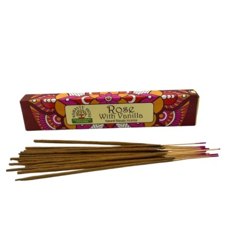 Namaste Mandala Masala Incense - Rose With Vanilla Namaste Mandala Masala Incense - Rose With Vanilla