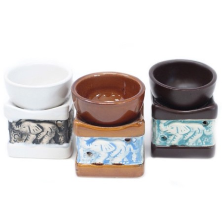 Classic Elephant Oil Burners (aast) Classic Elephant Oil Burners (aast)