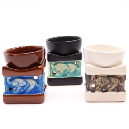 Classic Elephant Oil Burners (aast) Classic Elephant Oil Burners (aast)