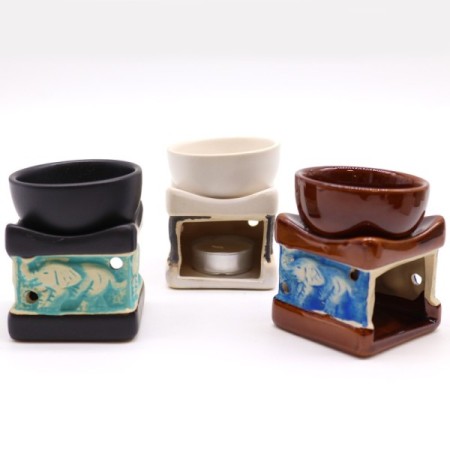 Classic Elephant Oil Burners (aast) Classic Elephant Oil Burners (aast)