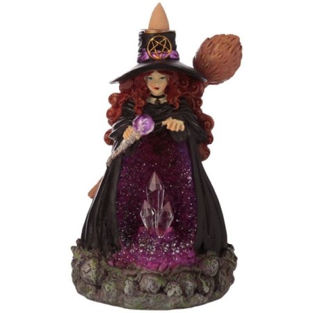 Witches Crystal Cave LED Backflow Incense Burner Witches Crystal Cave LED Backflow Incense Burner