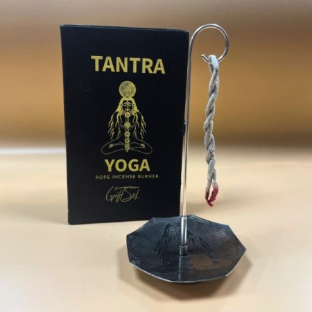 Rope Incense and Silver Plated Holder Set - Tantra Yoga Rope Incense and Silver Plated Holder Set - Tantra Yoga