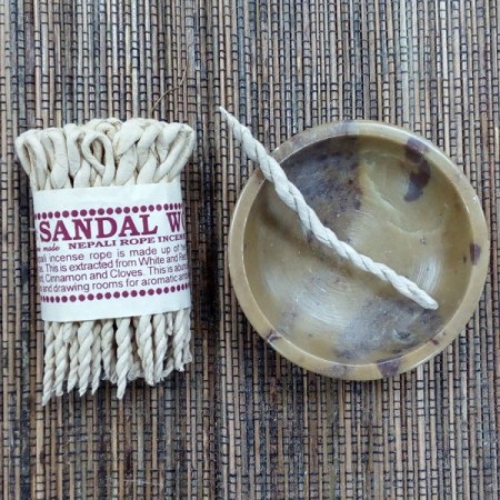 Pure Herbs Sandalwood & Spice Rope Incense Pure Herbs Sandalwood & Spice Rope Incense