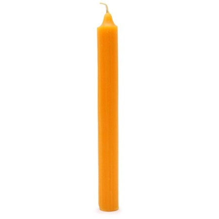 Solid Colour Dinner Candles - Rustic Mango - Pack of 5 Solid Colour Dinner Candles - Rustic Mango - Pack of 5