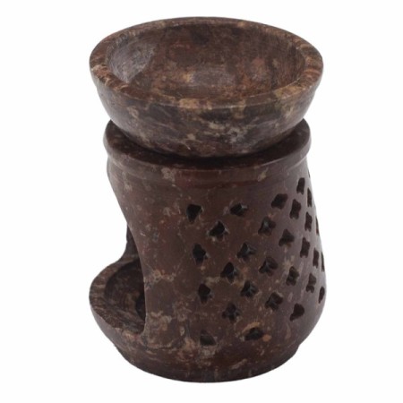 Small Soapstone Oil Burner 8cm - Classic Small Soapstone Oil Burner 8cm - Classic