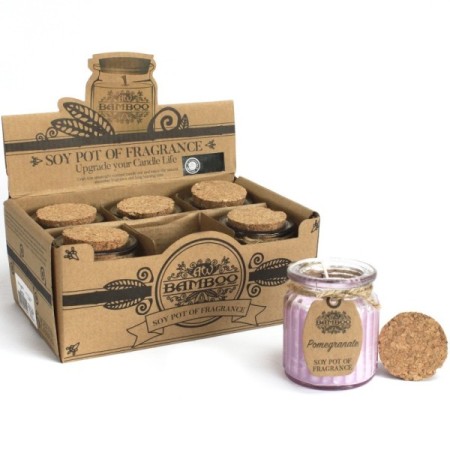 Pomegranate Soy Pot of Fragrance Candles Pomegranate Soy Pot of Fragrance Candles