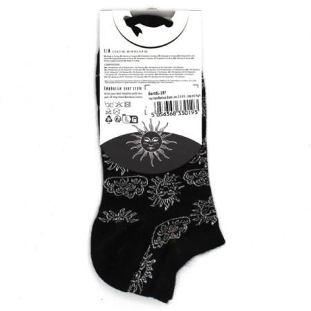 M/L Hop Hare Bamboo Socks Low (7.5-11.5) - Day and Night M/L Hop Hare Bamboo Socks Low (7.5-11.5) - Day and Night