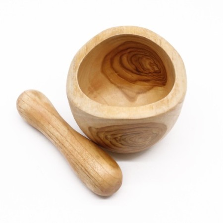 Ergo Teak Pestal & Morter Med Ergo Teak Pestal & Morter Med