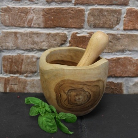 Ergo Teak Pestal & Morter Med Ergo Teak Pestal & Morter Med