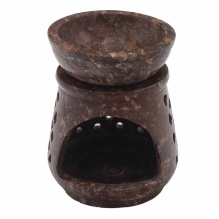 Small Soapstone Oil Burner 8cm - Classic Small Soapstone Oil Burner 8cm - Classic