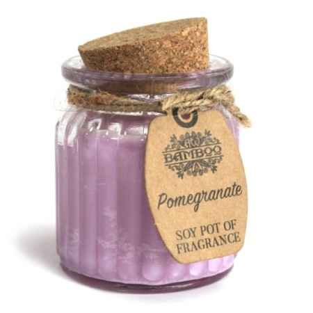Pomegranate Soy Pot of Fragrance Candles Pomegranate Soy Pot of Fragrance Candles
