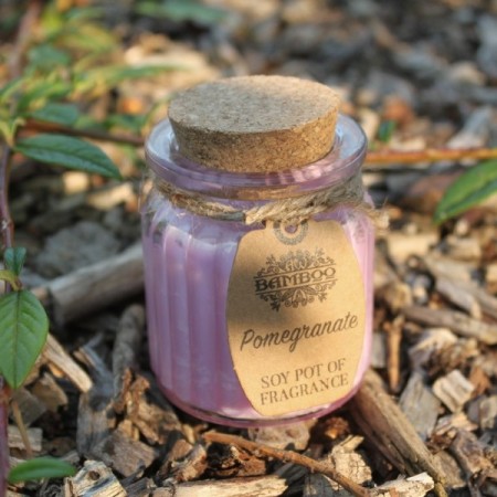 Pomegranate Soy Pot of Fragrance Candles Pomegranate Soy Pot of Fragrance Candles
