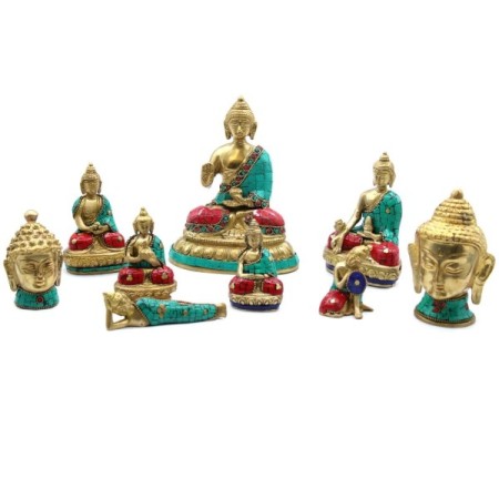 Brass Buddha Figure - Hands Down - 11.5 cm Brass Buddha Figure - Hands Down - 11.5 cm