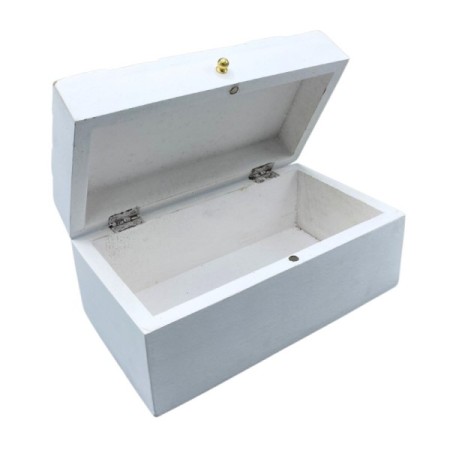 Vintage Deco - Multi Purpose Box - 22x12x10cm - White Diamonds Vintage Deco - Multi Purpose Box - 22x12x10cm - White Diamonds