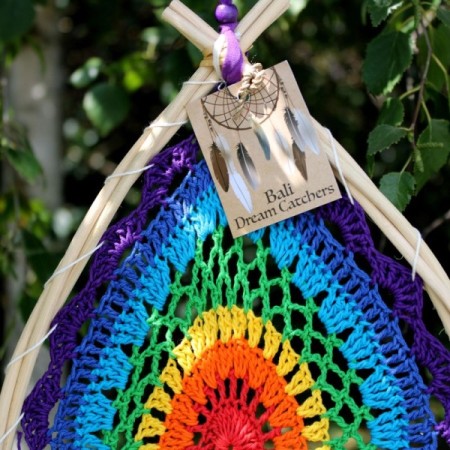 Bali Dream Catchers - Large Multi Teardrop