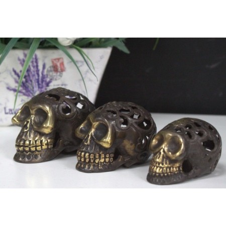 Vintage Brass Skull - Small Vintage Brass Skull - Small
