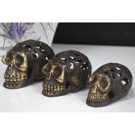 Vintage Brass Skull - Small Vintage Brass Skull - Small