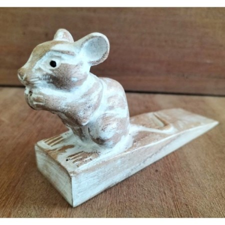 Hand carved Doorstop - Dormouse Hand carved Doorstop - Dormouse