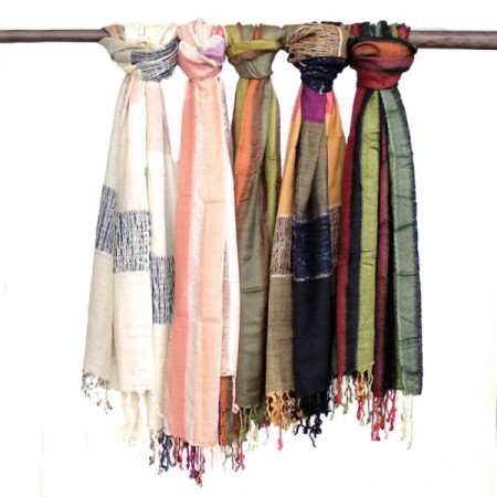 Lrg Indian Boho Scarves - 28x72cm - Random Greens Lrg Indian Boho Scarves - 28x72cm - Random Greens