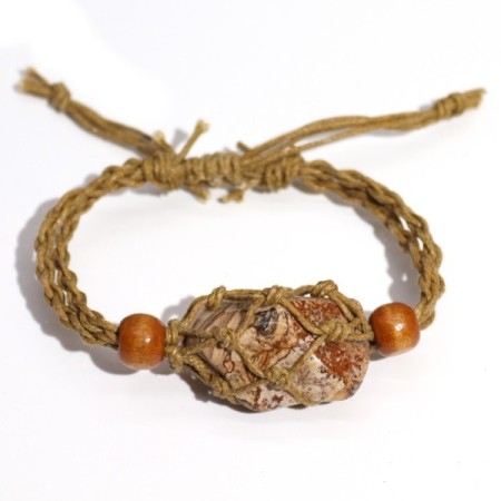 Gemstone Bracelet Cord - Sand Gemstone Bracelet Cord - Sand