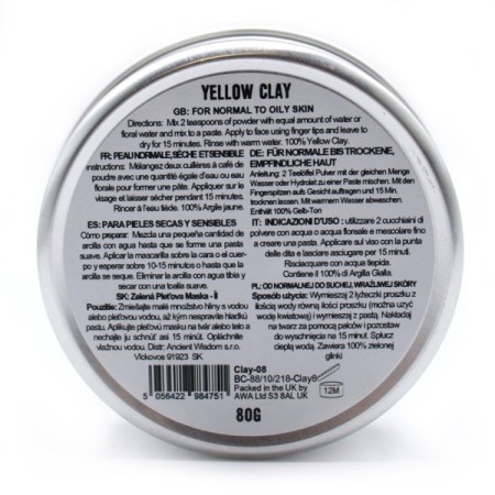 Yellow Clay 80g Yellow Clay 80g
