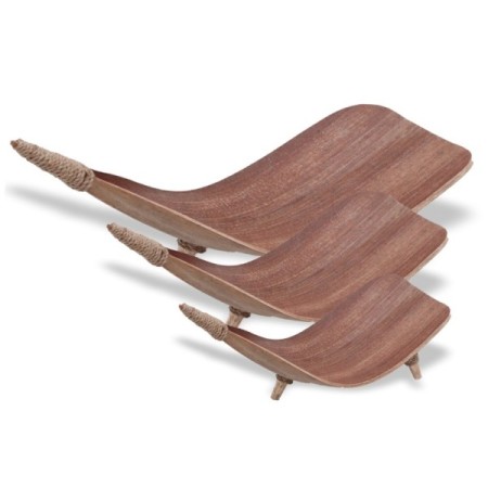 Coconut Leaf Fruit Bowl Set - Natural