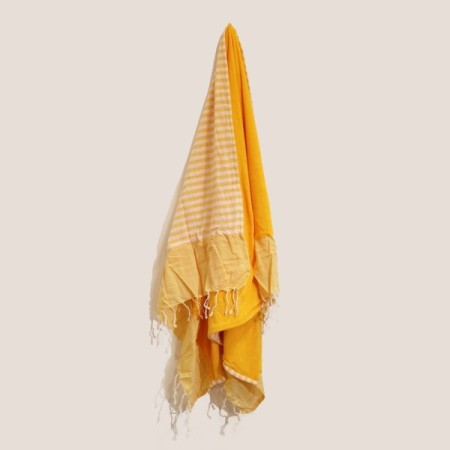 Cotton Pario Towel - 100x180 cm - Sunny Yellow Cotton Pario Towel - 100x180 cm - Sunny Yellow