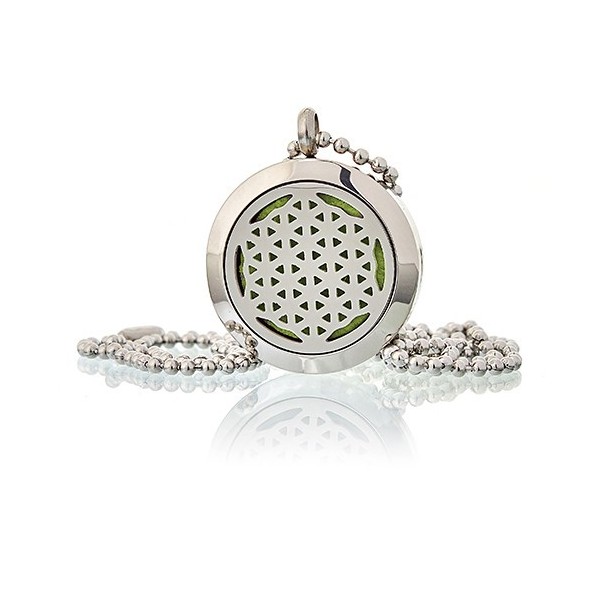 Aromatherapy Diffuser Necklace - Flower of Life 25mm