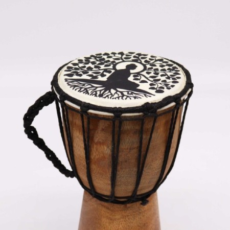 Buddha Wide Top Djembe Drum - 13cm Buddha Wide Top Djembe Drum - 13cm