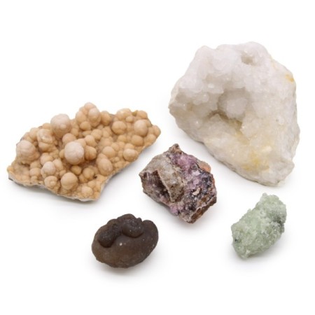 Rare Mineral Specimens - Pack of 5 - Mix 1 Rare Mineral Specimens - Pack of 5 - Mix 1