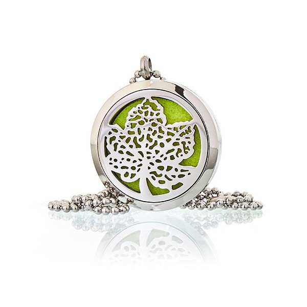 Aromatherapy Diffuser Necklace - Leaf 30mm