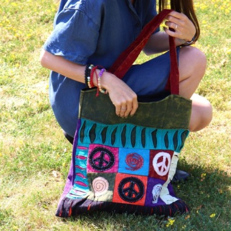 Classic Peace Skirt Bags (asst des) Classic Peace Skirt Bags (asst des)