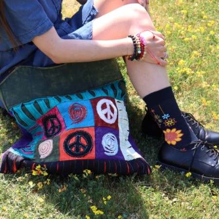 Classic Peace Skirt Bags (asst des) Classic Peace Skirt Bags (asst des)
