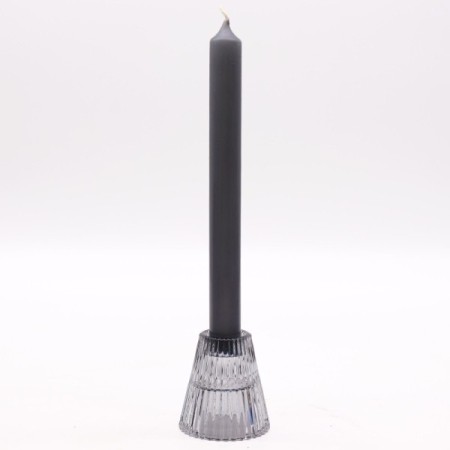 Flip Dinner Candle / Tealight Holder - Midnight Grey Flip Dinner Candle / Tealight Holder - Midnight Grey