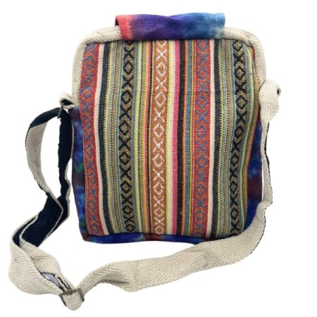 Tiedye Hemp Messegner Bag 2 Zip & Flop Tiedye Hemp Messegner Bag 2 Zip & Flop