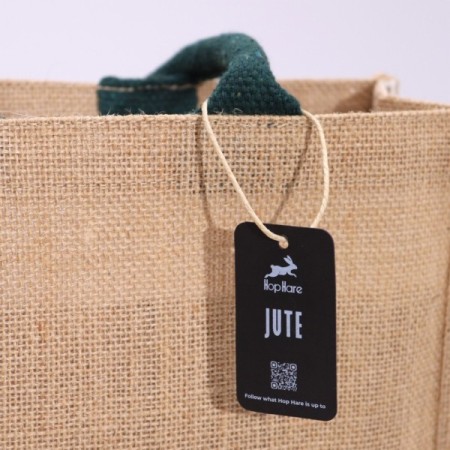 Hop Hare Jute Big Bag - I am Brave Hop Hare Jute Big Bag - I am Brave