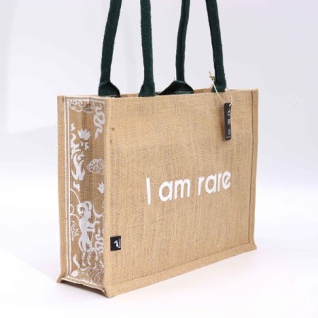 Hop Hare Jute Big Bag - I am Rare Hop Hare Jute Big Bag - I am Rare