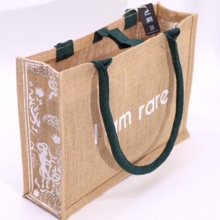 Hop Hare Jute Big Bag - I am Rare Hop Hare Jute Big Bag - I am Rare