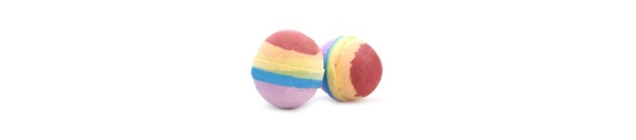 Rainbow Bath Bombs