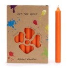 Solid Colour Dinner Candle Set