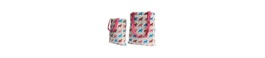 Block Print Hipster Tote Bags