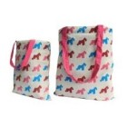 Block Print Hipster Tote Bags